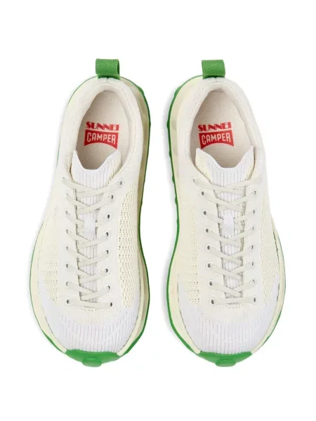 Sneakerși Camper tricotate alb