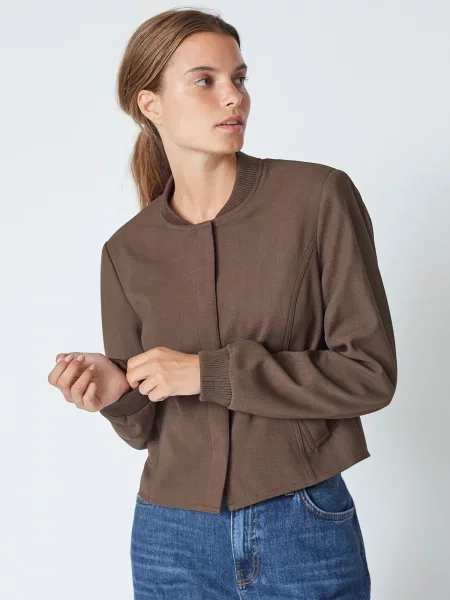 Co'couture Geacă de primăvară-toamnă deschis maro