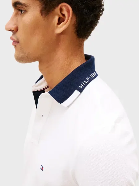 Поло Tommy Hilfiger біле