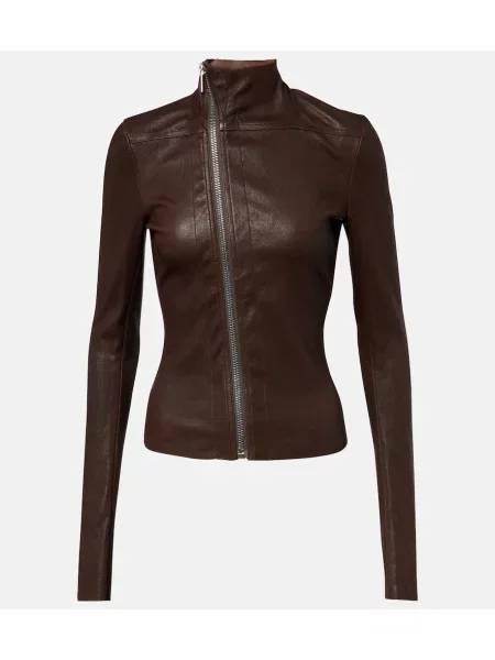 Geanta de piele Rick Owens maro
