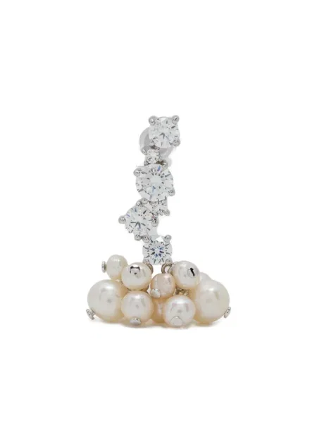 Обеци Completedworks бяло