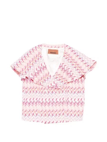 Kurtka dziecięca Missoni różowa