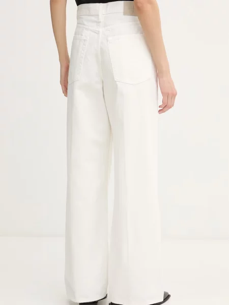 Calvin Klein Jeans jeansy relaxed fit beżowe