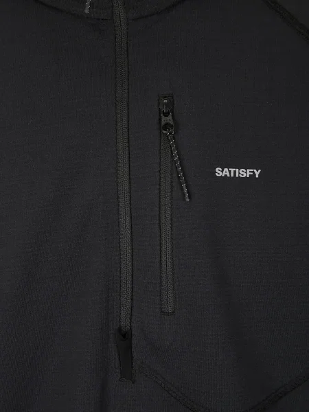 Φούτερ Satisfy μαύρο