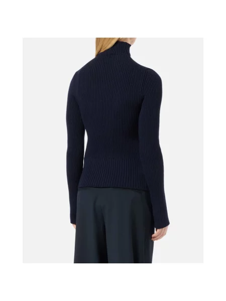 Sweter Iceberg wełniany niebieski