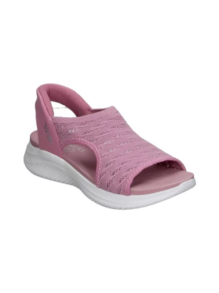 Sandále Skechers ružová