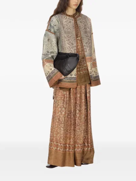 Geacă Into The East cu model floral