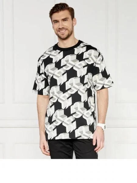 Karl Lagerfeld Jeans Tricou | Relaxed fit negru
