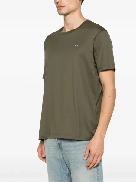 Tricou Paul & Shark cu autograf verde