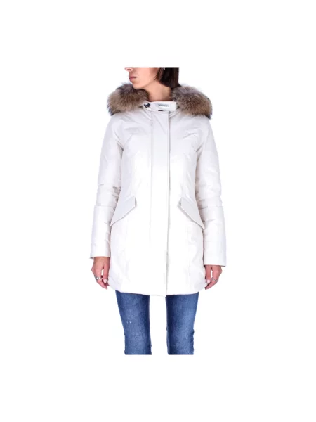 Płaszcz Woolrich biały