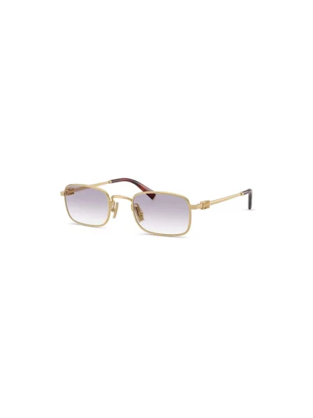 Miu Miu Okulary Przeciwsłoneczne Mu gold żółte