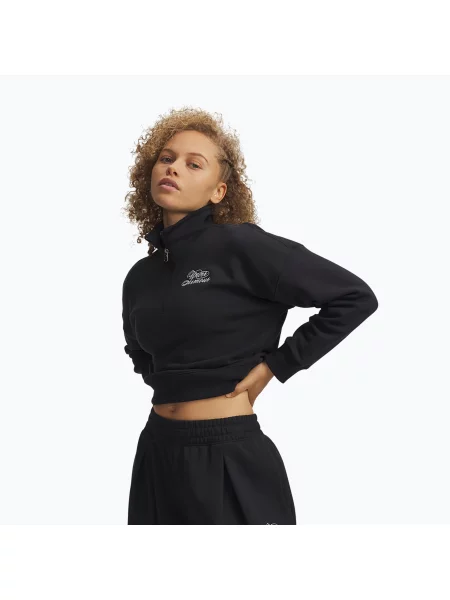 Кофта Under Armour Rival Fleece Script HZ black/white біла