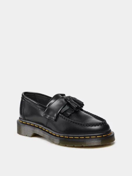 Кожаные лоферы Dr. Martens черные