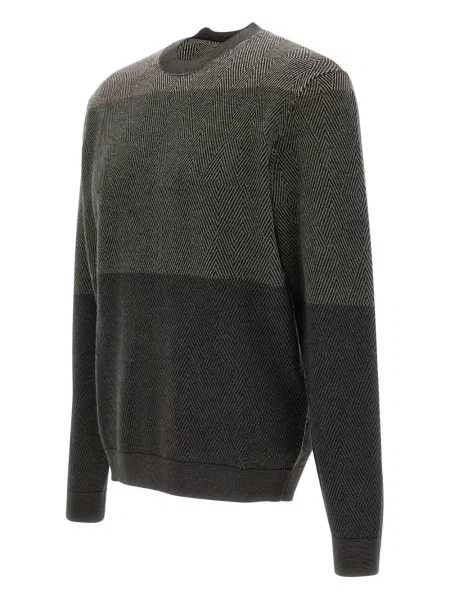 Pulover Emporio Armani de lână gri