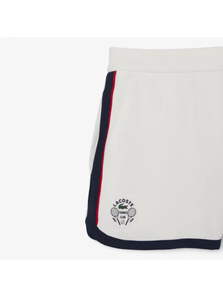 Lacoste Spodenki Tennis Heritage Stretch Piqué białe
