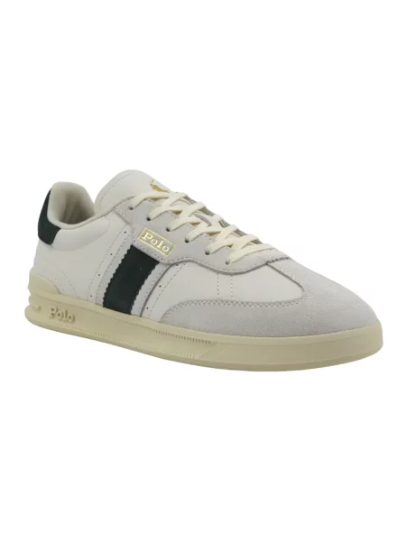 Sneakersy Ralph Lauren skórzane białe