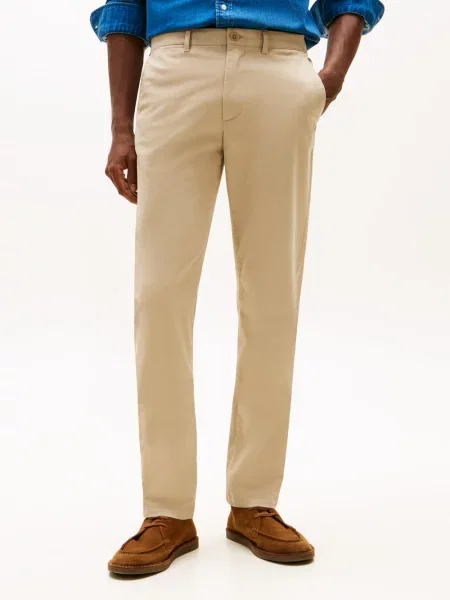 Tommy Hilfiger spodnie chino Denton Mężczyźni beżowy