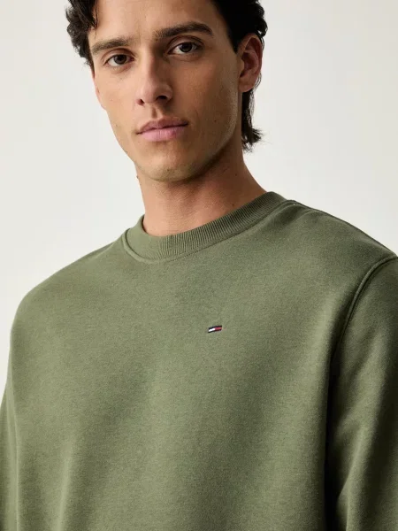 Суитчър Tommy Jeans зелено