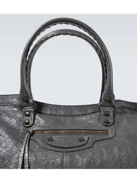Geantă Balenciaga din piele gri