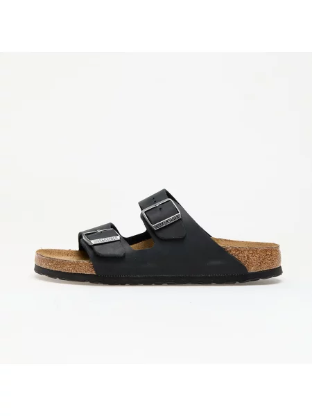 Sneakers Birkenstock Arizona Soft Footbed Natural Leather Oiled Black EUR 36 μαύρο