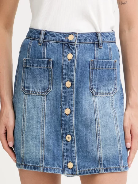 Morgan fustă din denim JITAMI albastru