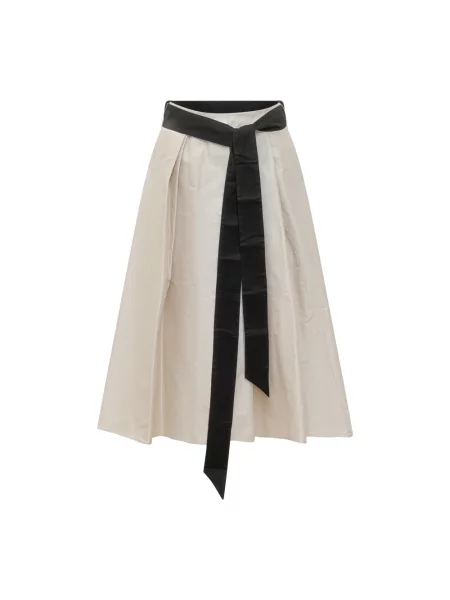 Spódnica midi Max Mara beżowa
