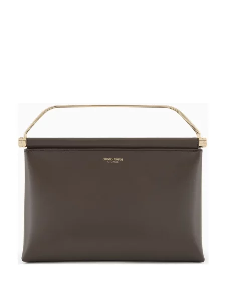 Geanta de piele Giorgio Armani din piele maro