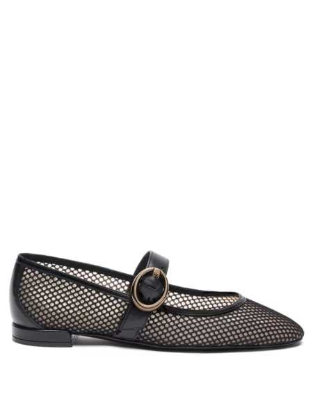 Balerinki Stuart Weitzman skórzane czarne