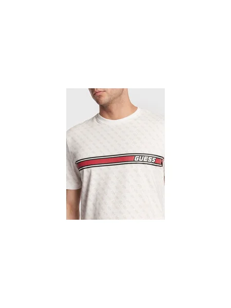 Guess Póló Jamey Regular Fit fehér