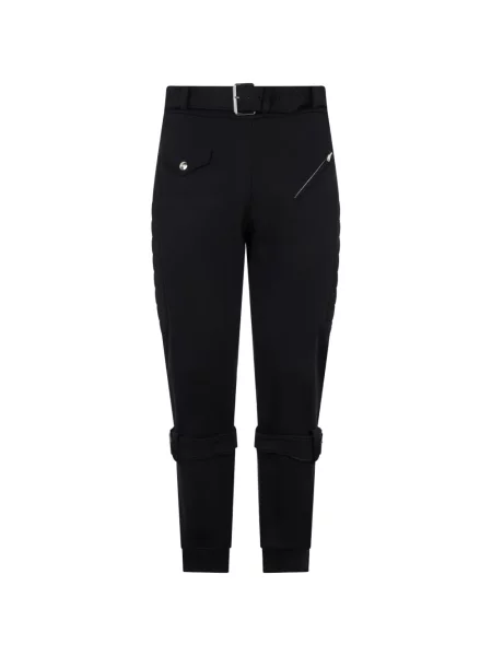 Cu centură pantaloni Moschino negru