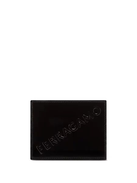 Portofel Ferragamo din piele negru