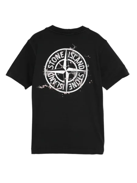 Koszulka dziecięca Stone Island czarna