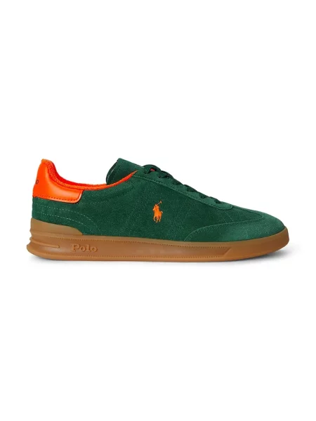 Polo Ralph Lauren Hrt Aera Pp sneakers de piele verde