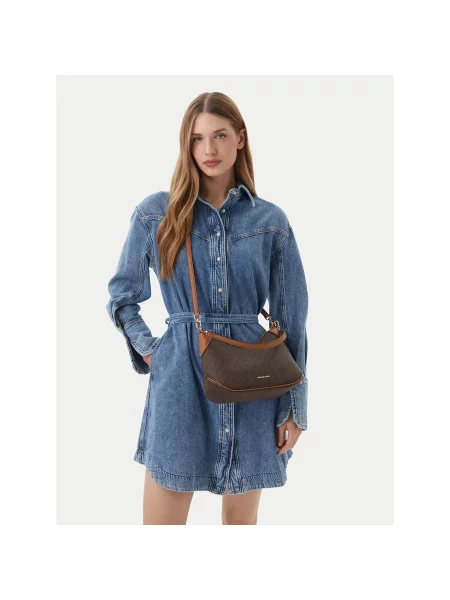MICHAEL Michael Kors Geantă de umăr / coniac / negru maro