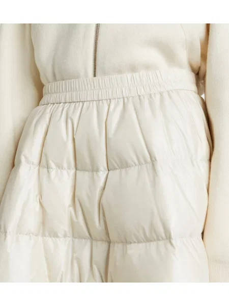 Matlasat fustă Moncler bej