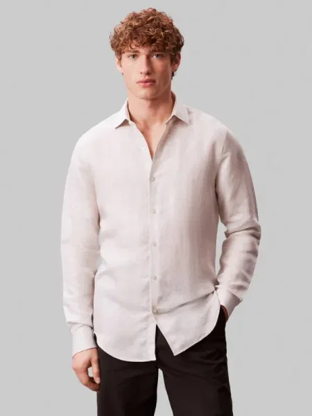 Calvin Klein Cămașă | stretch bej