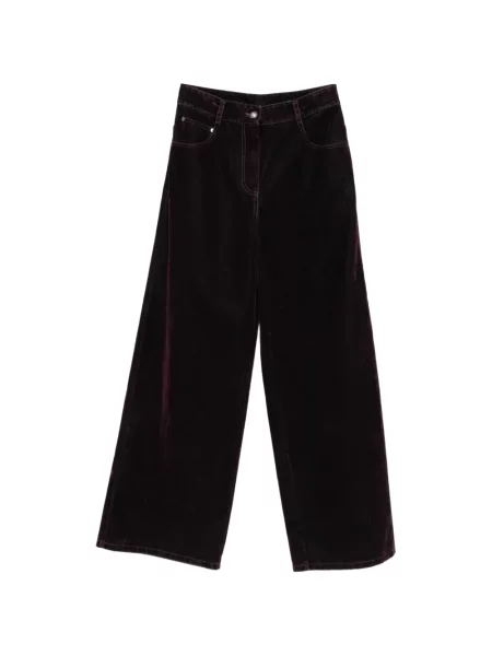 Blugi cu picior larg Forte_forte violet