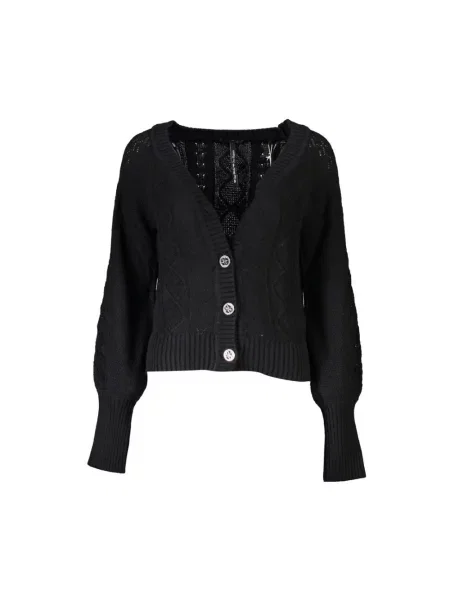 Jeansy Guess z długim rękawem eleganckie czarne