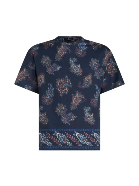 Koszulka Etro z nadrukiem z wzorem paisley