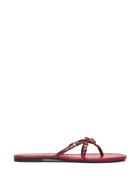 Sandale Marc Jacobs din piele roșu