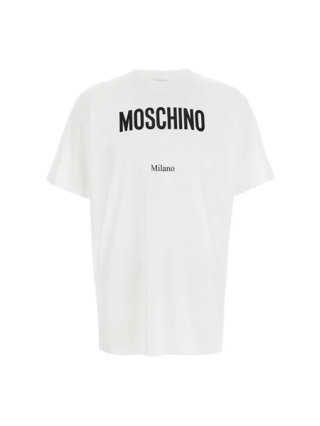 Koszulka Moschino z nadrukiem biała