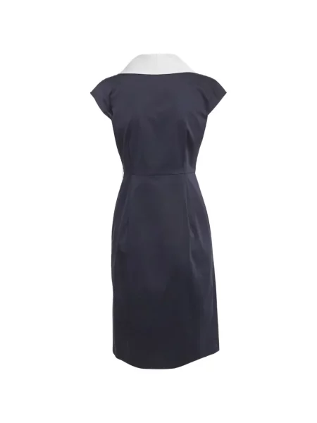 Gulerat rochie midi Max Mara albastru