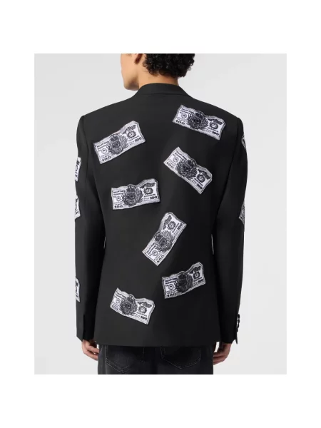 Marynarka Philipp Plein czarna