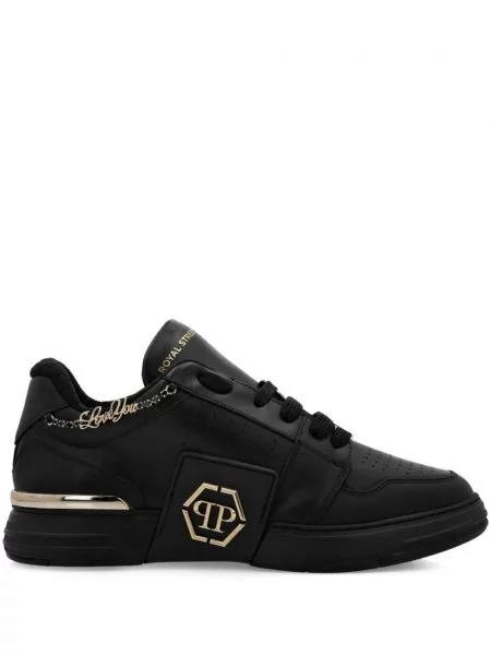 Sneakerși Philipp Plein streetstyle negru