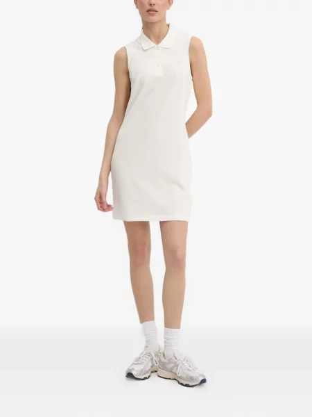 Gulerat stras rochie mini Guess alb
