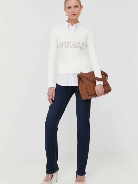 Джинси Morgan висока посадка синій