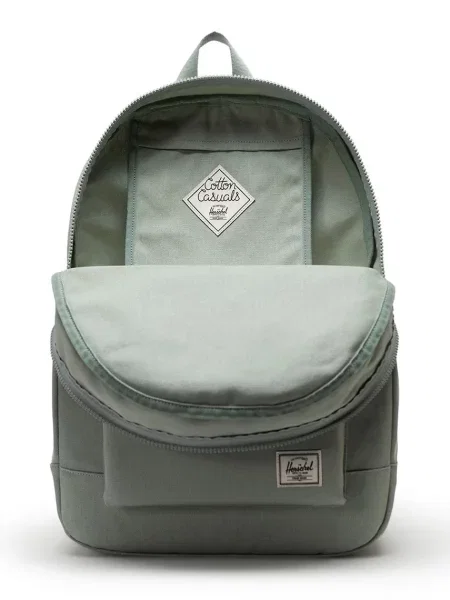 Однотонный большой рюкзак Herschel зеленый