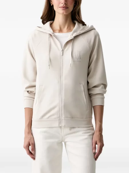 Hanorac cu glugă Armani Exchange cu imagine