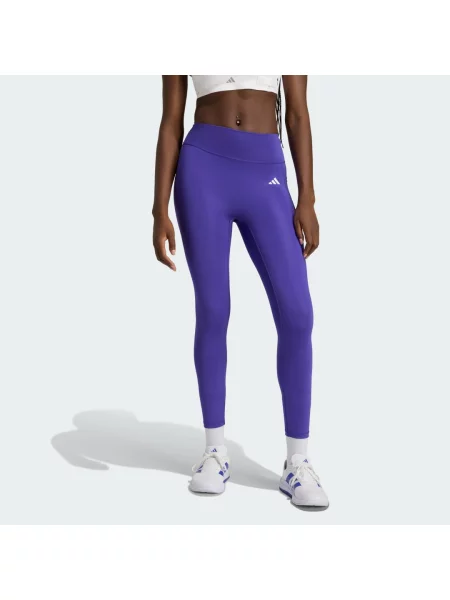 Legginsy Optimé Essentials No Front Rise Seam fioletowe