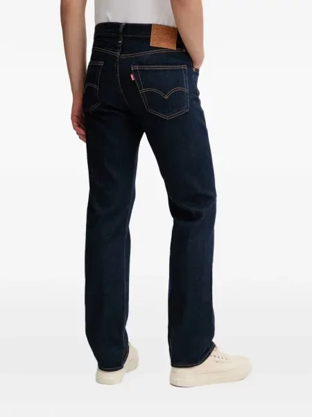 Blugi cu picior larg Levi's® de catifea cord albastru